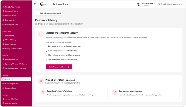 New Practitioner Dashboard - Resources 1